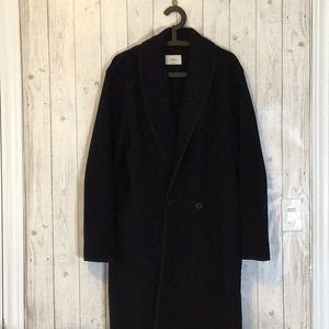 EUC Women’s M Black Merino Wool Wilfred Charlize 3/4 Length Coat